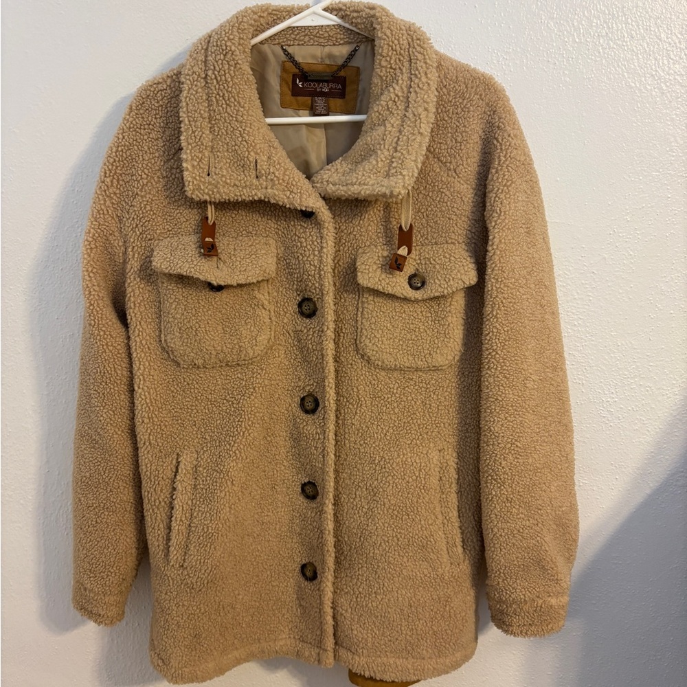UGG Koolaburra Tan Sherpa Teddy Jacket